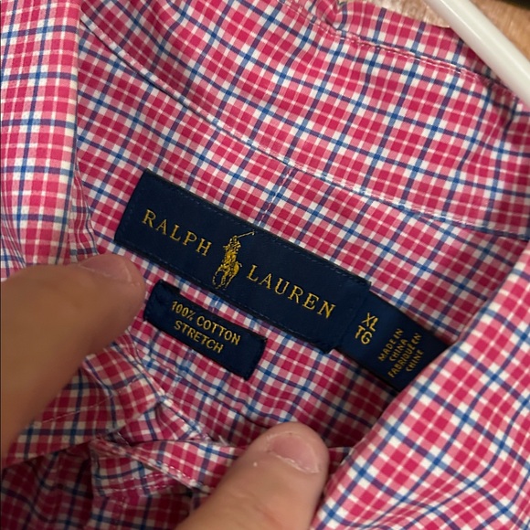 Ralph Lauren Men's Checkered Shirts - Black, Red, Green - Picture 4 of 12